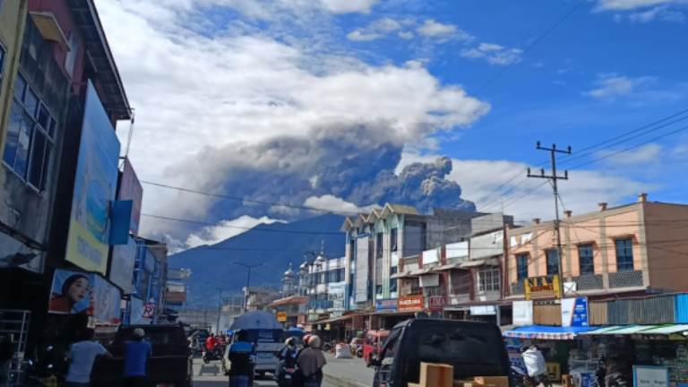 Gunung Marapi kembali erupsi 2 kali pada Sabtu pagi, 17 Mei 2025. (WAG Marapi&nbsp;Information)