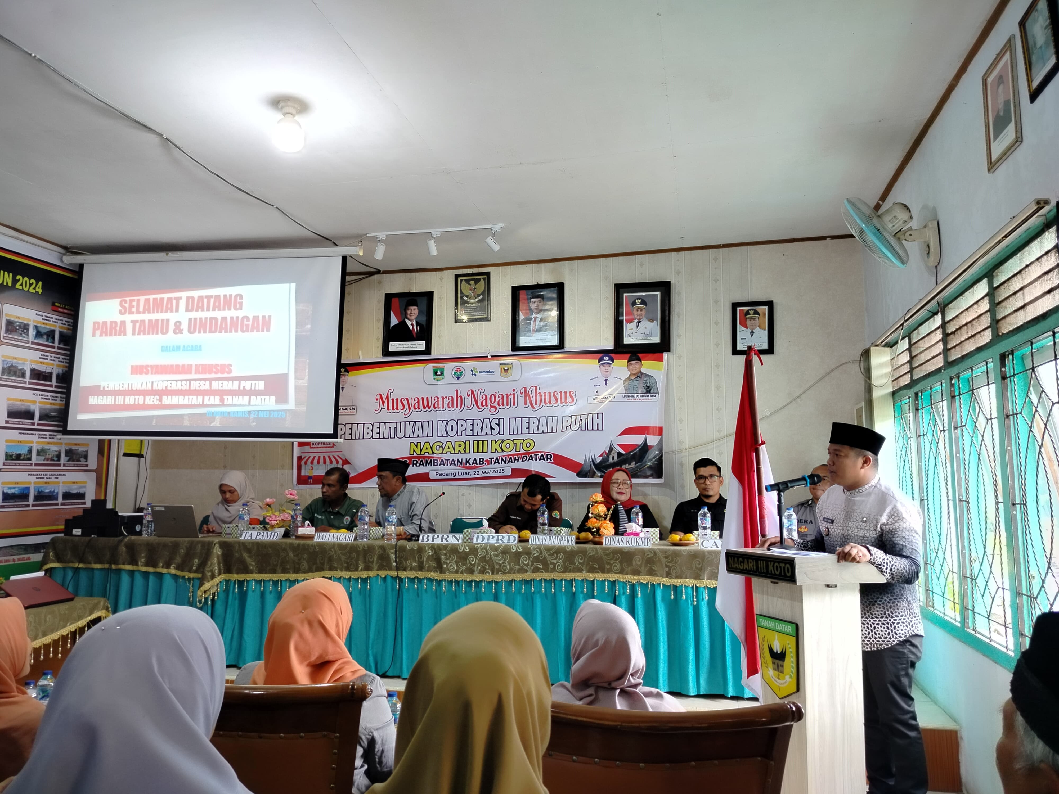 BPRN Nagari III Koto menggelar Musnagsus Pembentukan Kopdes MP Syariah Nagari III Koto, Kamis (22/5).