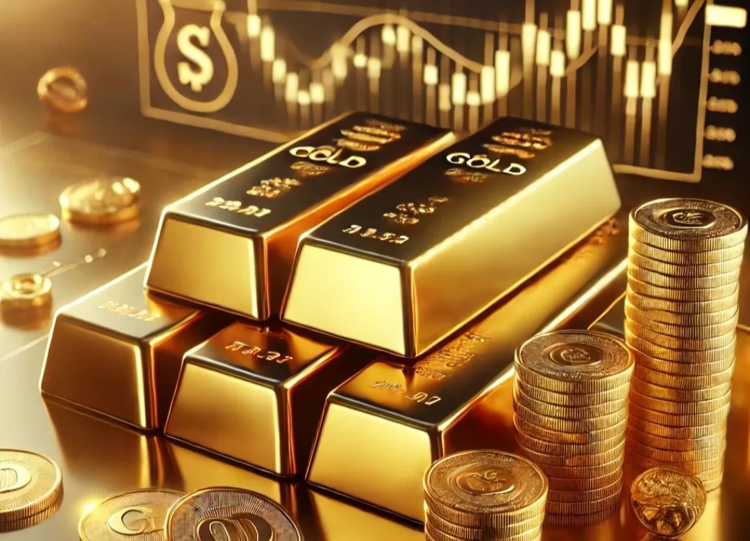 Harga emas dunia naik pada perdagangan Senin (2/6/2025), dipicu oleh meningkatnya ketegangan geopolitik akibat eskalasi perang Rusia-Ukraina serta ancaman tarif baja.(Foto ilustrasi AI)