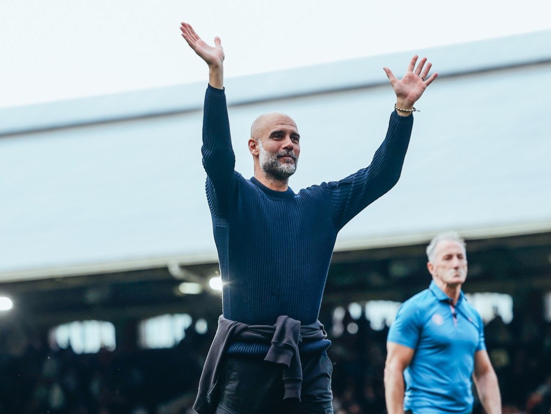 Pelatih Manchester City, Pep Guardiola. (Foto: Instagram @mancity)