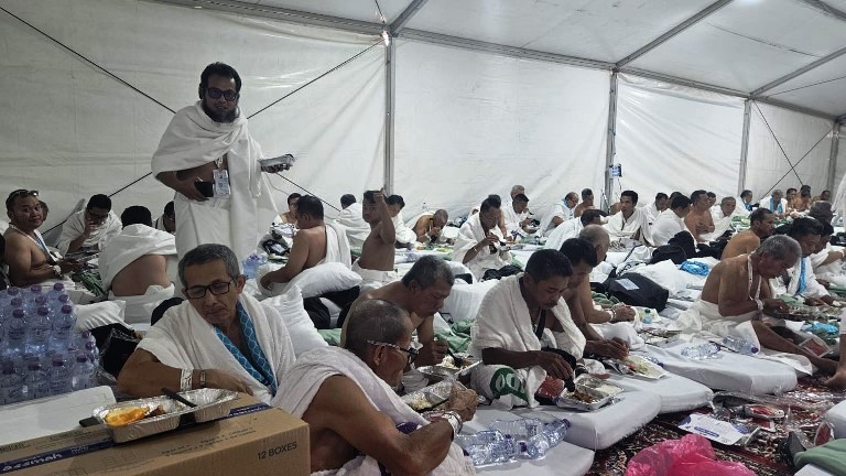 Aktivitas Wukuf Jemaah Haji Indonesia