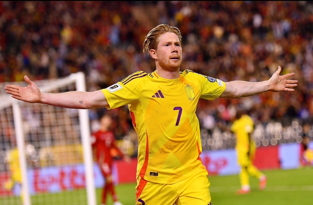 Kemenangan Belgia 4-3 atas Wales dipastikan melalui gol Kevin De Bruyne di menit-menit akhir pertandingan. (Foto: X)