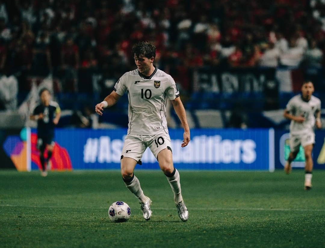Timnas Indonesia dikalahkan Jepang 6-0 di Stadion Suita, Selasa (10/6/2025).(Foto: Instagram @oleromeny)