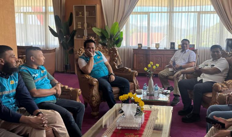 Manajemen PLN UP3 Bukittinggi kunjungi IPDN Kampus Sumatera Barat, Kamis (12/6/2025).