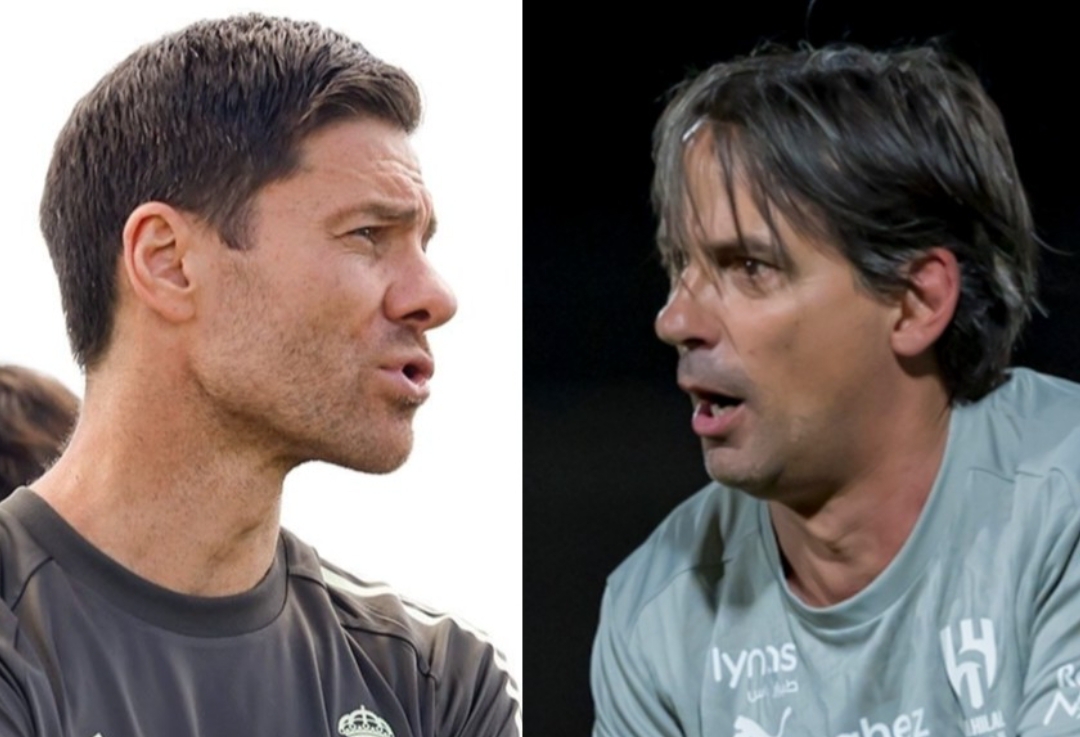 Xabi Alonso dan Simone Inzaghi adu strategi dalam laga Real Madrid vs Al Hilal di Piala Dunia Antarklub, Kamis (19/6/2025). Foto: @realmadrid & @alhilal)