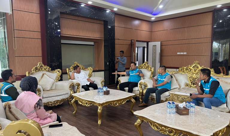PT PLN (Persero) UP3 Bukittinggi melakukan kunjungan ke Kantor Wali Kota Bukittinggi, Kamis (19/6/2025).