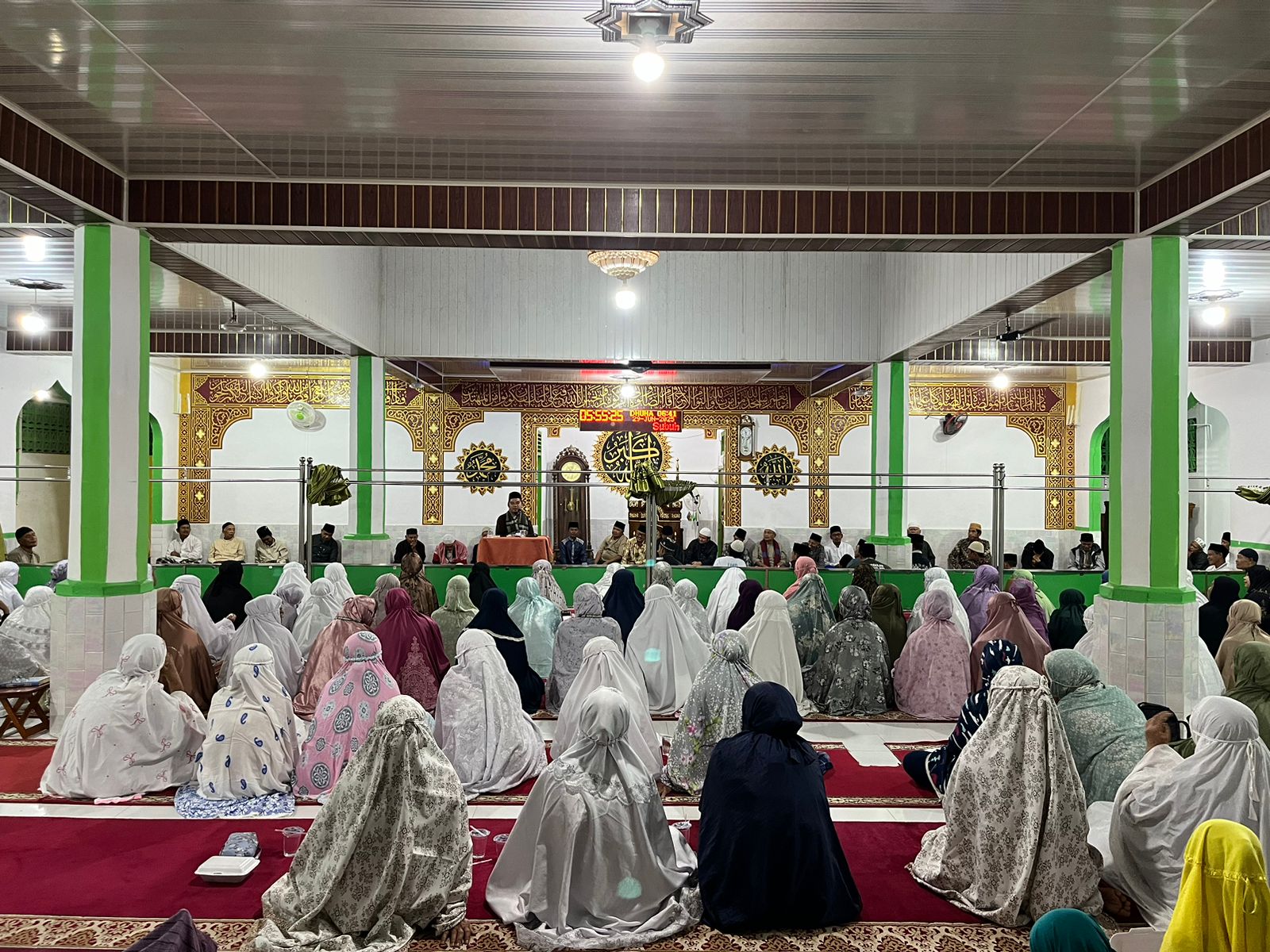 Kegiatan Subuh Keliling (Suling) di Masjid Al Hidayah, Desa Kampung Baru, Kecamatan Kupitan, Kabupaten Sijunjung, Ahad (29/6/2025).