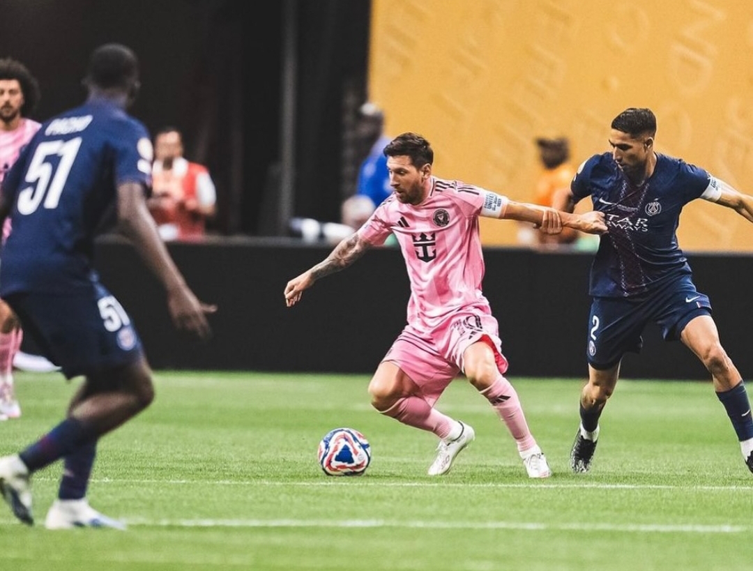 Lionel Messi memimpin Inter Miami melawan PSG di Babak 16 Besar Piala Dunia Antarklub FIFA 2025. (Foto: Instagram @leomessi)