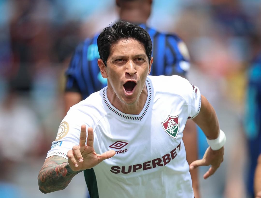 German Cano cetak gol pembuka saat Fluminense kalahkan Inter Milan 2-0 di laga babak 16 besar di Charlotte, Amerika Serikat, Selasa (1/7) pagi WIB.(Foto: Instagram fluminensefc)