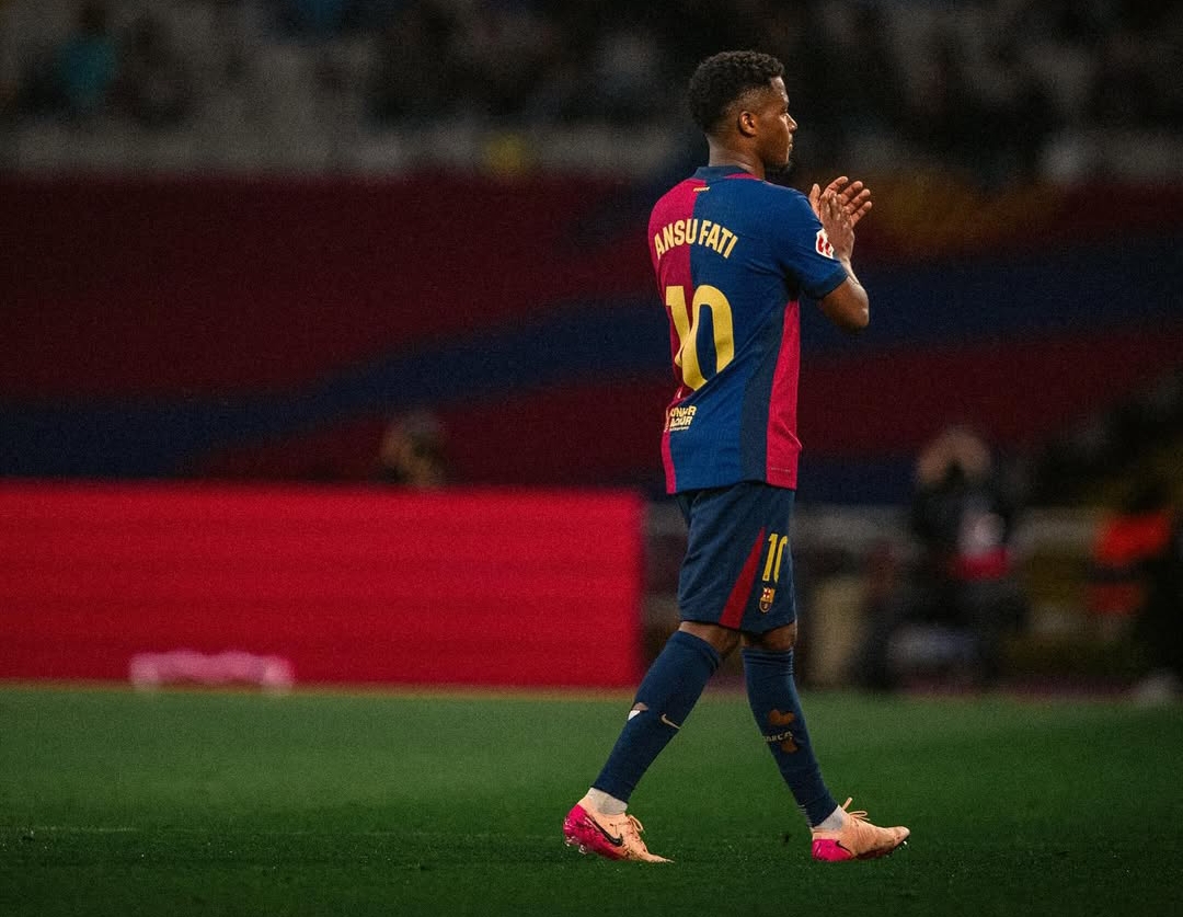 Barcelona memperpanjang kontrak penyerang muda Ansu Fati hingga 30 Juni 2028, dan meminjamkan ke AS Monaco. (Foto: Instagram @ansufati+)