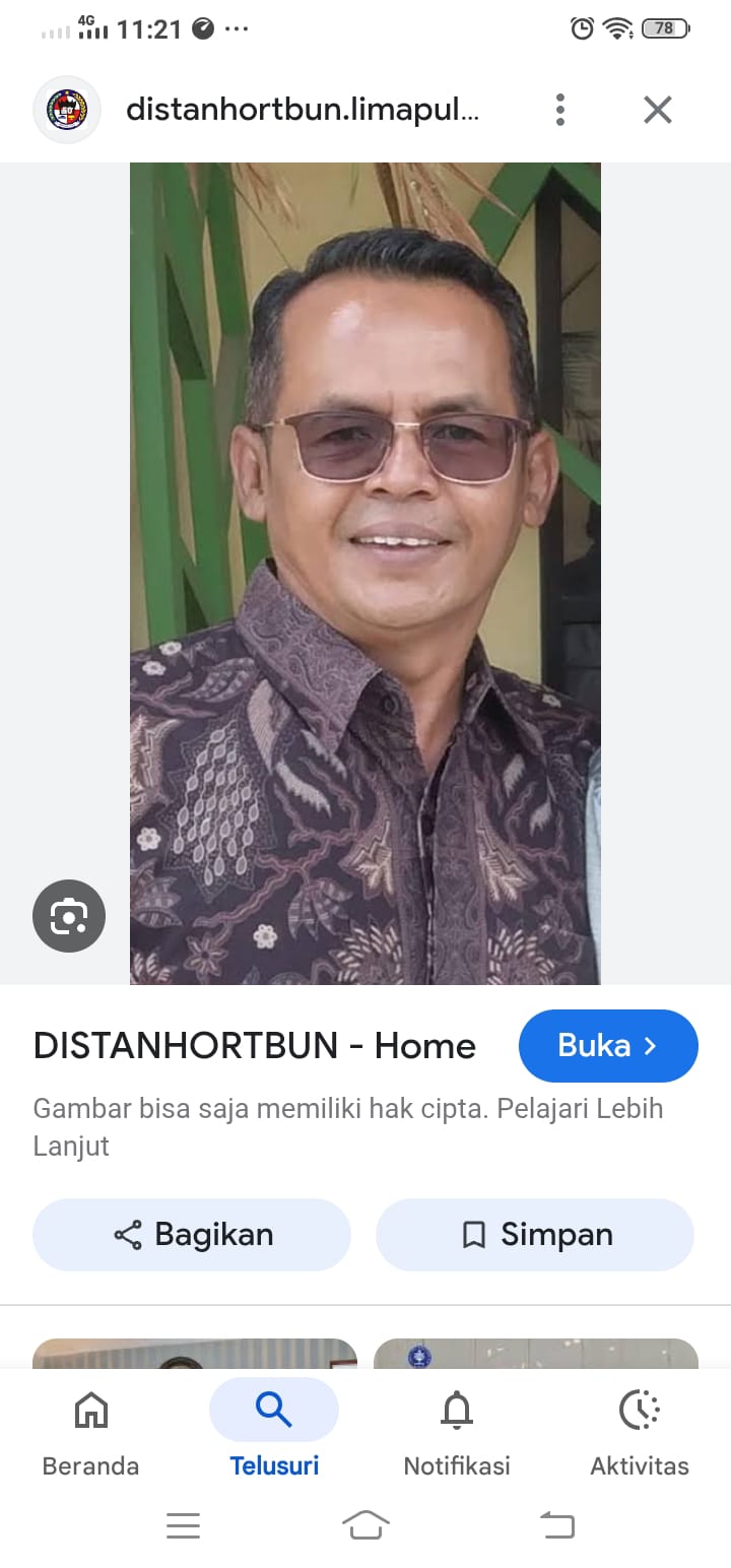 Witra Porsepwandi.(Distanhortbun Limapuluh Kota)