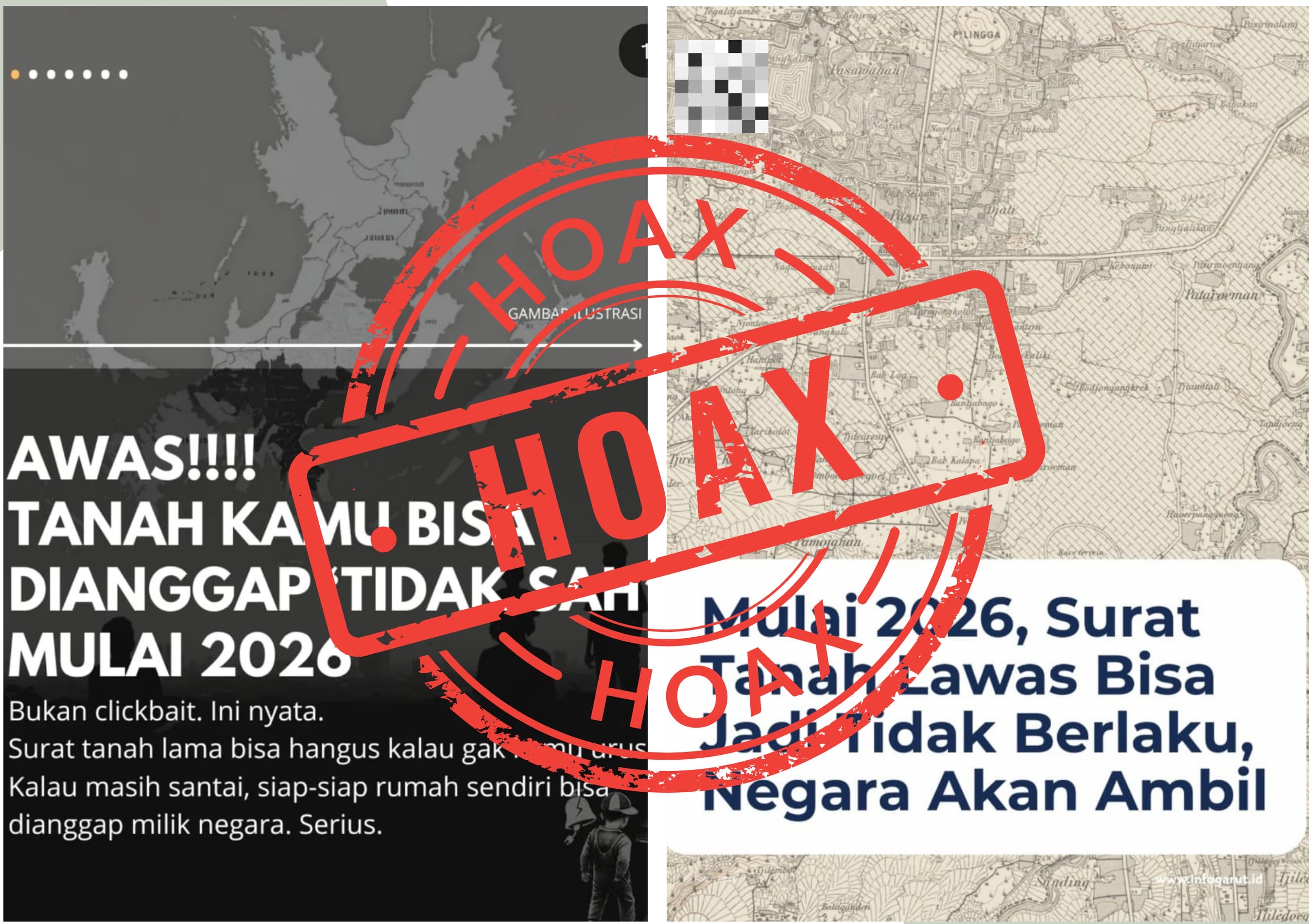 Kementerian ATR/BPN bantah isu tanah tak bersertipikat diambil negara 2026. Masyarakat diminta segera daftarkan tanah demi kepastian hukum.