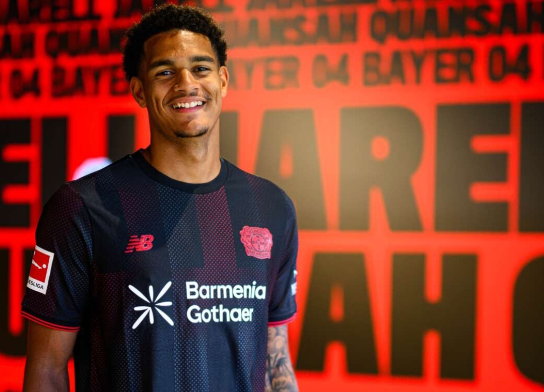 Bayer Leverkusen resmi merekrut bek muda asal Inggris, Jarell Quansah, dari Liverpool pada Rabu waktu setempat (2/7/2025).(Foto: bayer04.de)