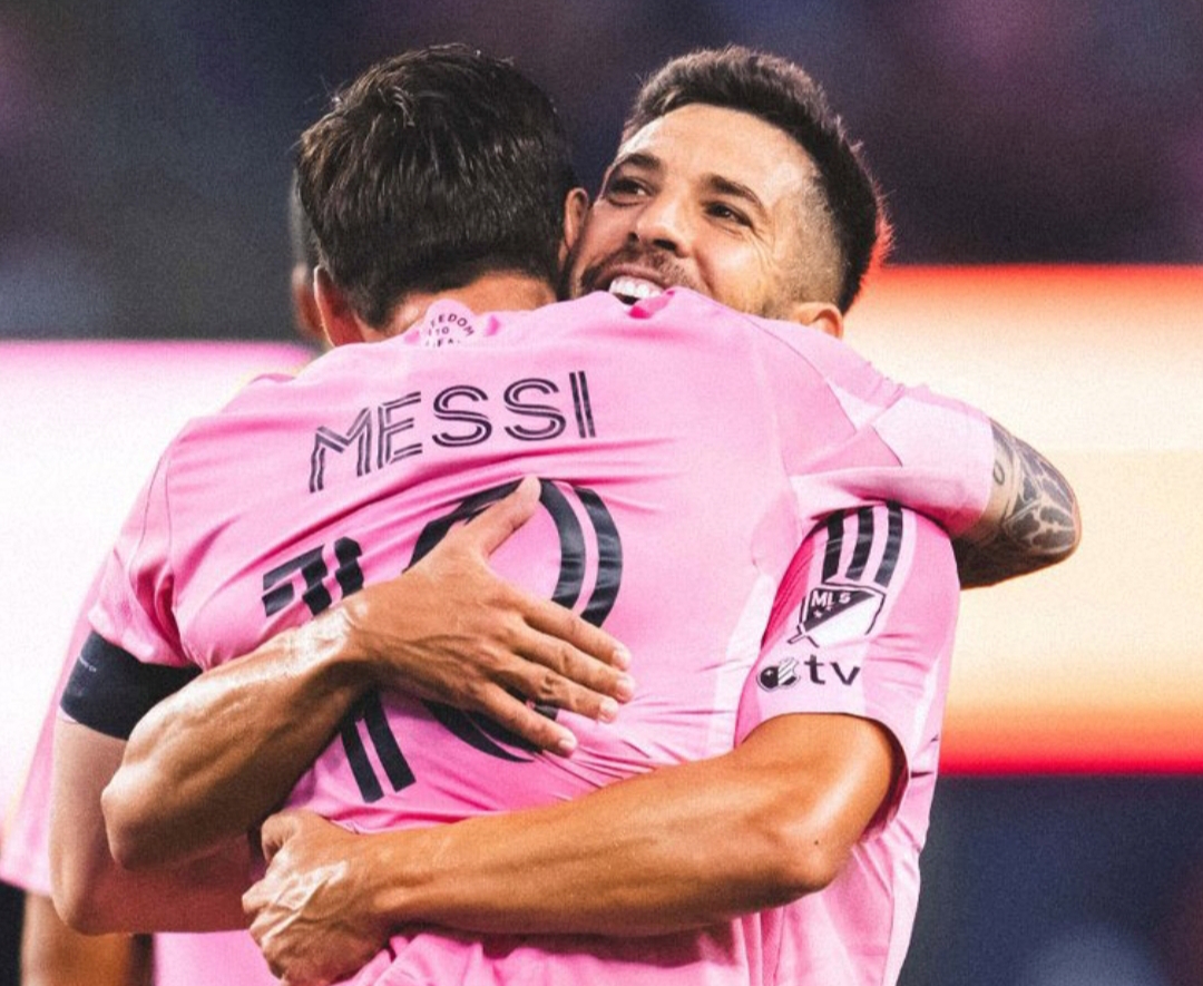Lionel Messi penentu kemenangan dengan mencetak dua gol pada laga Inter Miami vs New England Revolution.(Foto: X Inter Miami CF)