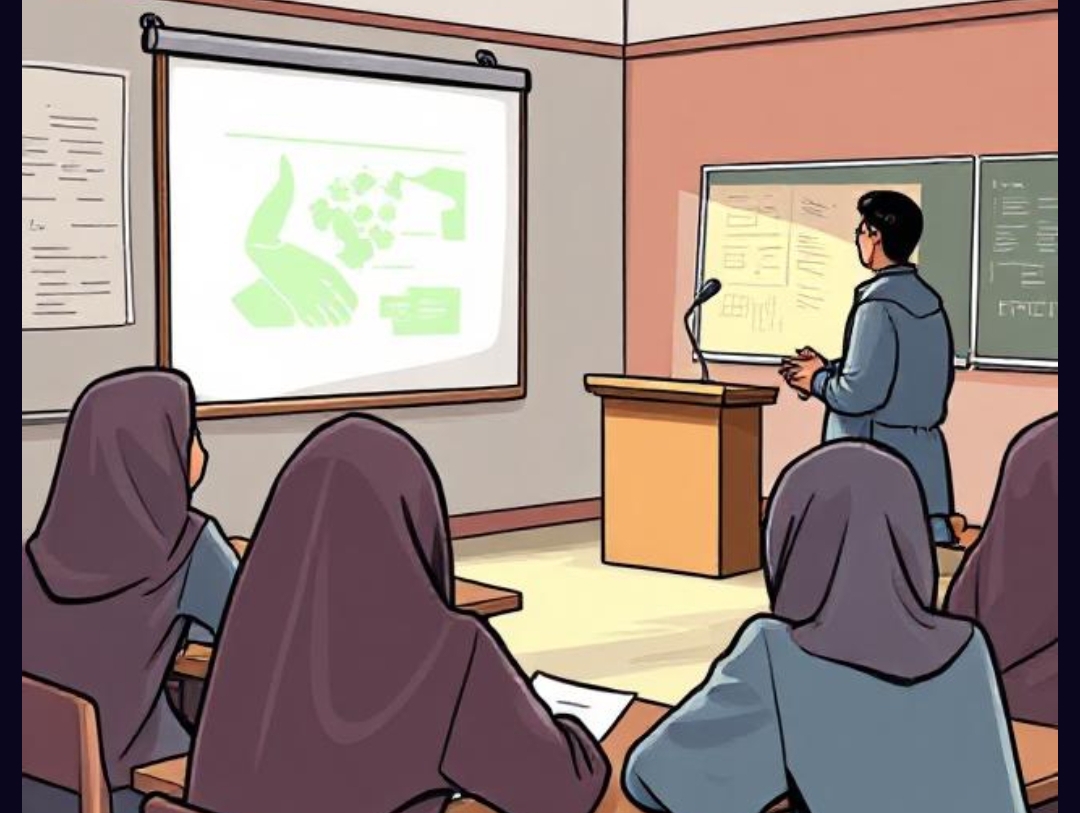 Guru tetap mengajar 24 jam per minggu. 37,5 jam per minggu adalah total jam kerja ASN, termasuk guru. (Foto ilustrasi AI)