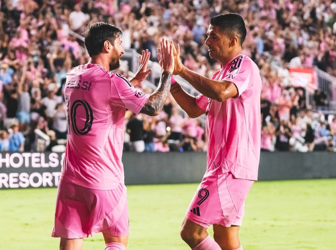 Lionel Messi mencetak dua gol yang memastikan kemenangan 2-1 atas Nashville SC, Minggu pagi WIB (13/7), di Chase Stadium.(Foto: Instagram/ @leomessi)