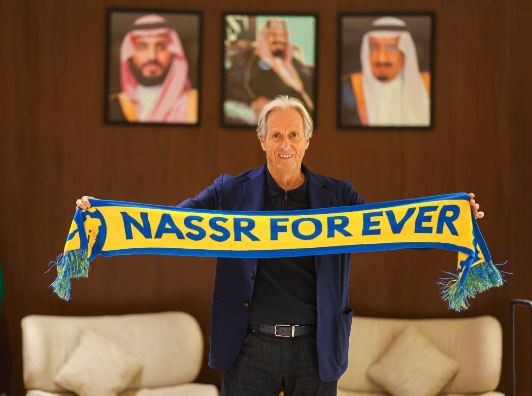 Klub asal Arab Saudi, Al Nassr, resmi menunjuk Jorge Jesus sebagai pelatih kepala baru menggantikan Stefano Pioli. (Foto: X/ @alnassr)