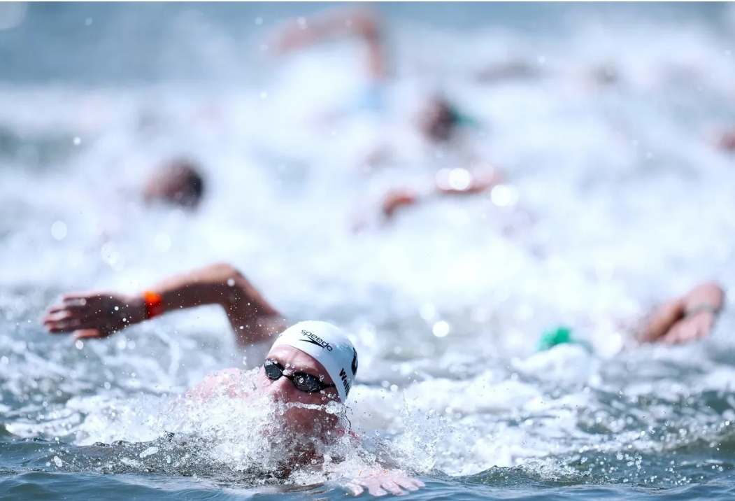 Kejuaraan Dunia Akuatik 2025 di Singapura hadirkan debut 3km Knockout Sprint, Sabtu (19/7/2025). (Foto: Dok. Hiroyuki Nakamura/ WORLD AQUATICS)