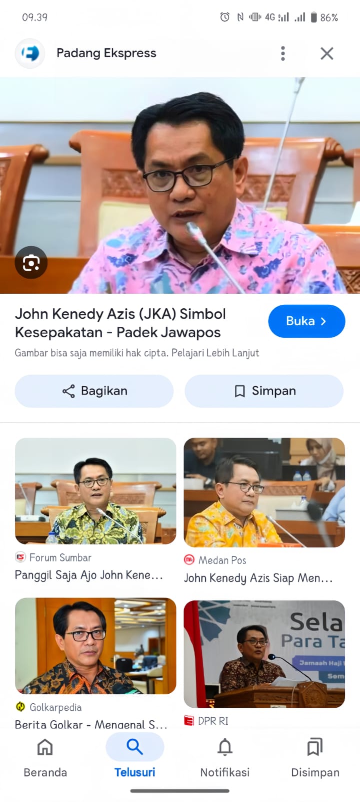 John Kenedy Azis (JKA). (Jawapos)