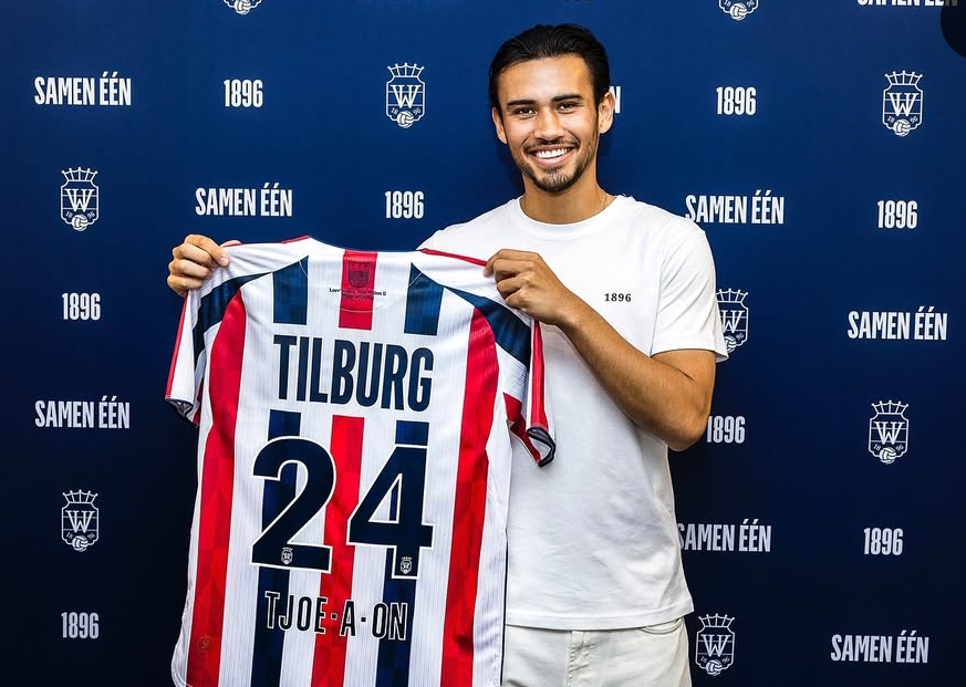 Nathan Tjoe-A-On, Bek Timnas Indonesia resmi menandatangani kontrak dengan klub Belanda, Willem II Tilburg. (Foto: Instagram/ @nathantjoeaon)
