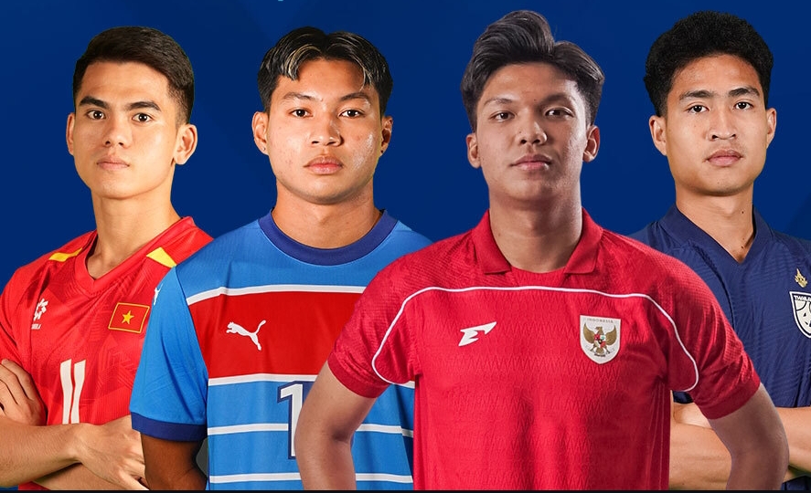 Empat tim yang melaju ke semifinal AFF U-23 Mandiri Cup 2025: Indonesia, Thailand, Vietnam dan Filipina. Siap bersaing menuju final. (Foto: Instagram/ @aseanutdfc)