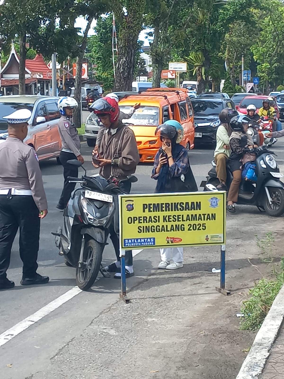 Pemeriksaan Operasi Keselamatan Singgalang 2025.