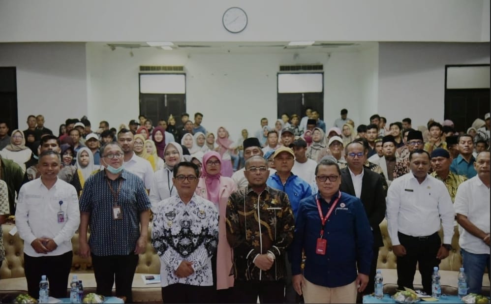 Rapat koordinasi Gerakan Kebajikan Pancasila di Hall IKK Padangpariaman, Selasa (23/7/2025).