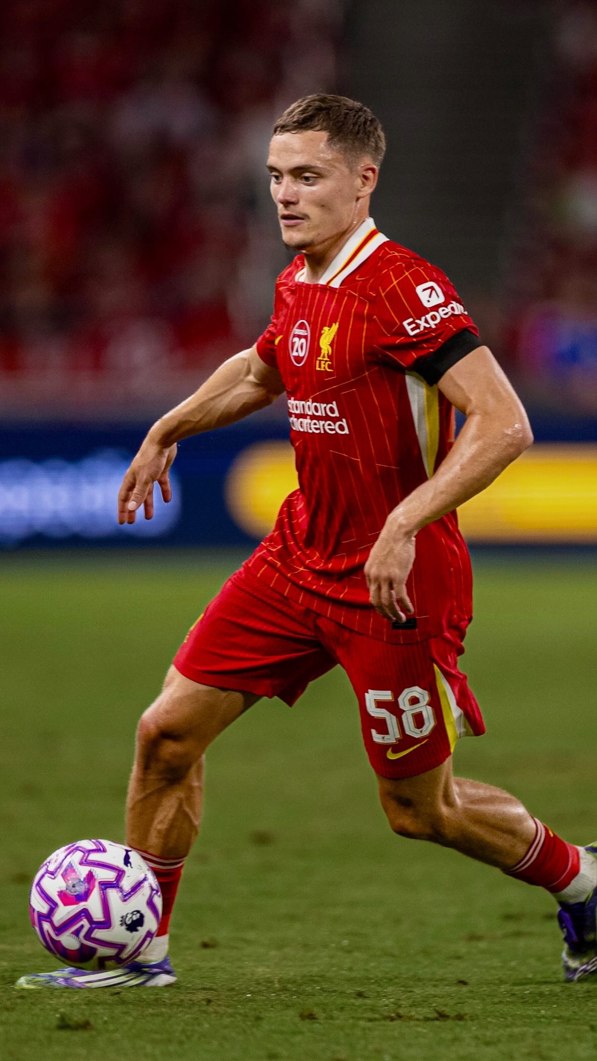 Florian Wirtz kembali memainkan peran sebagai false nine dalam laga pramusim Liverpool FC.
