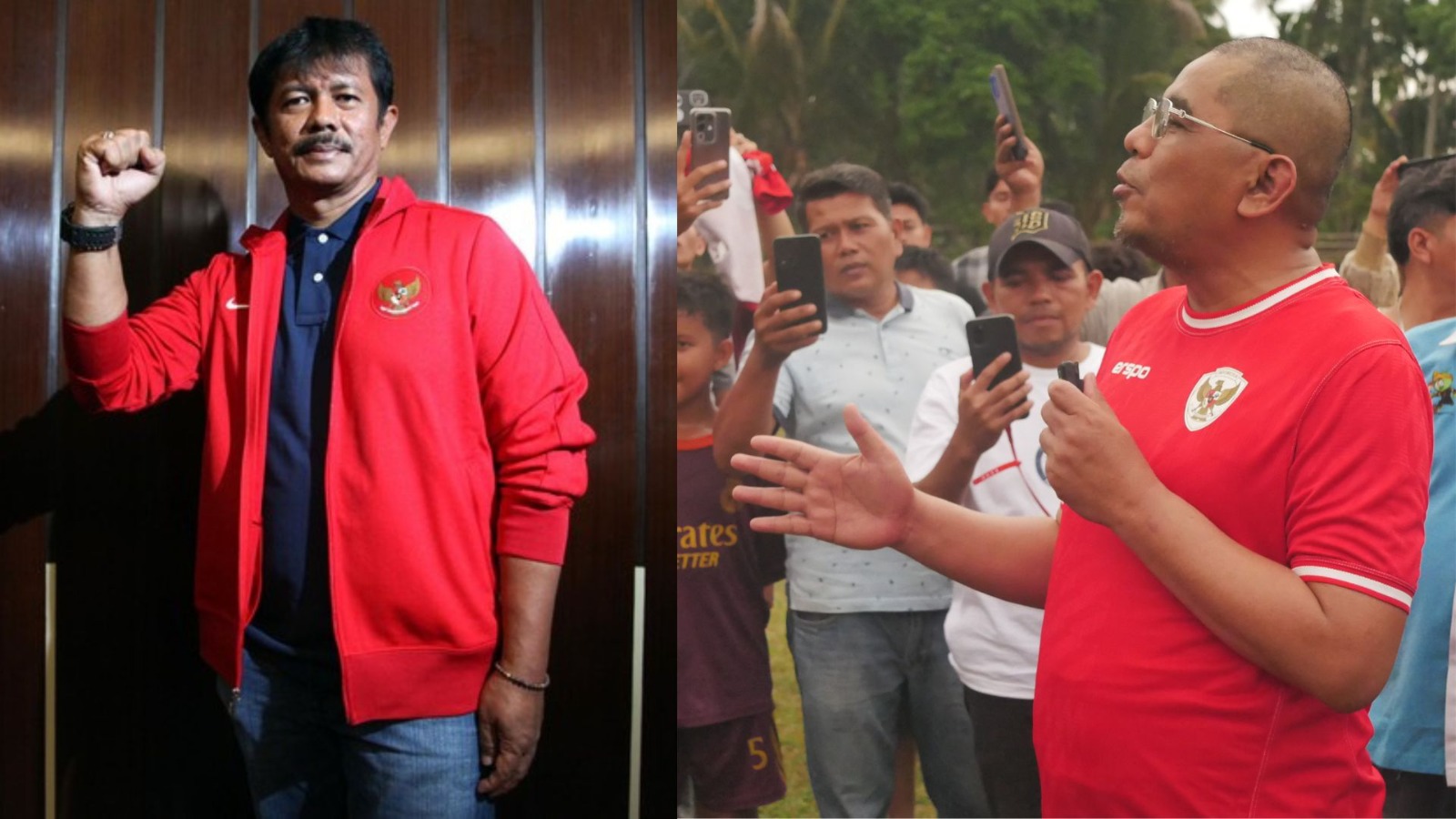 Indra Syafri, dan owner Josal FC, H. Arisal Aziz.