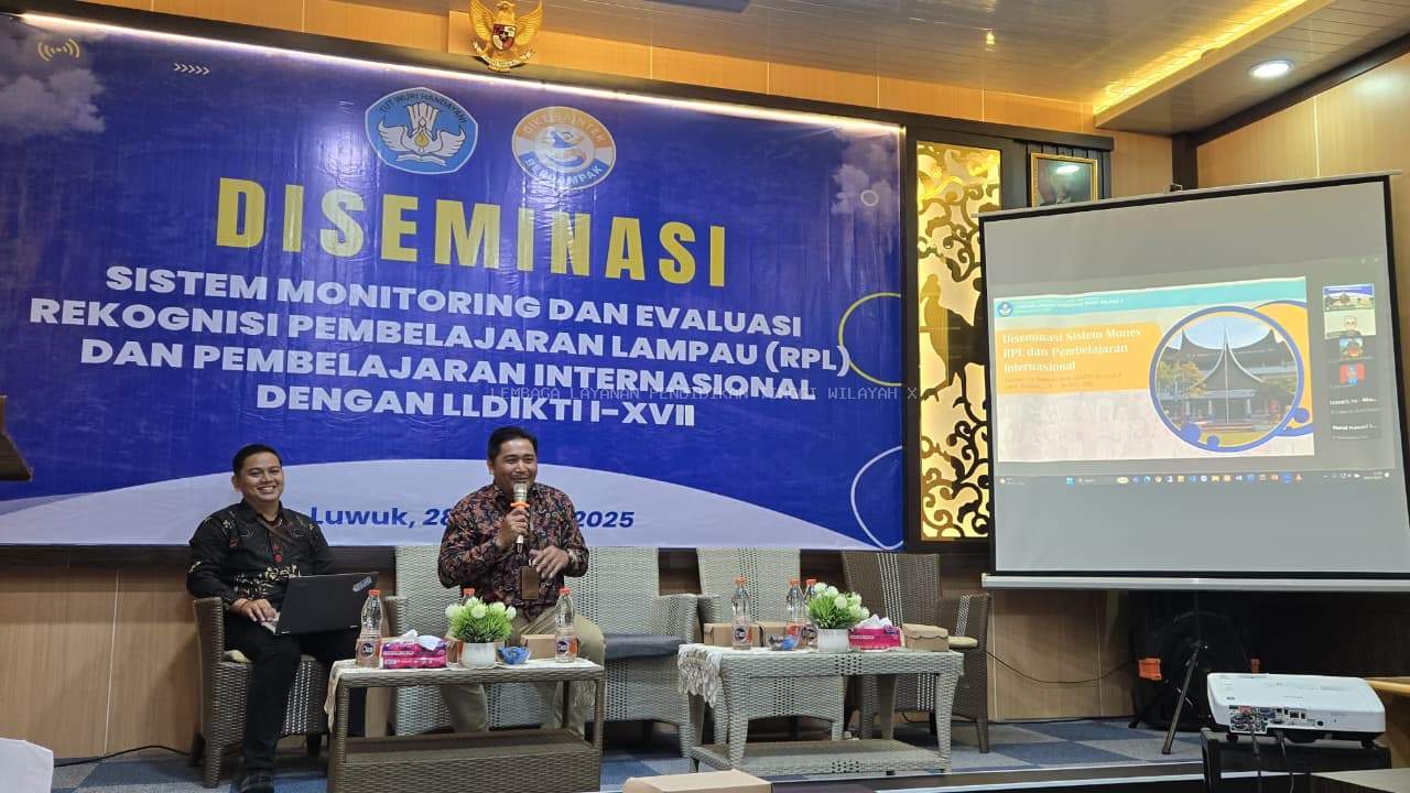 LLDIKTI Wilayah X Ikuti Diseminasi Sistem Monev Program RPL dan Pembelajaran Internasional