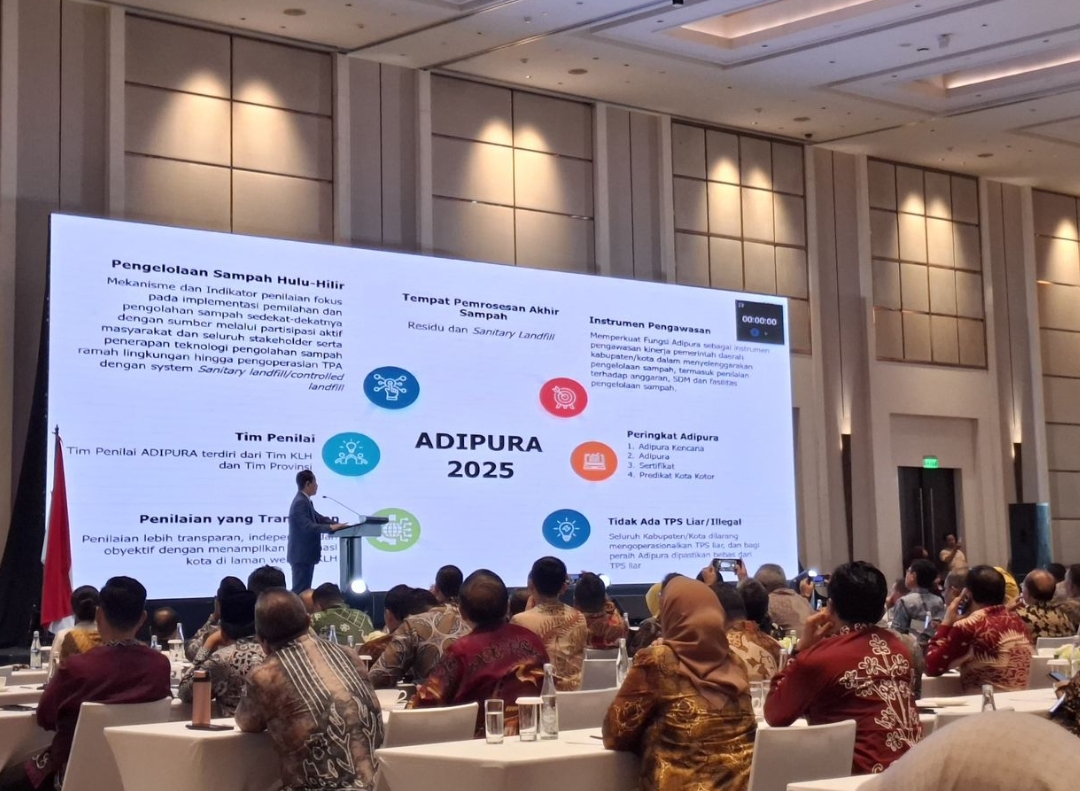 Ekspose skor sementara penilaian Adipura Tahun 2025 diikuti Wawako Maigus Nasir. Padang meraih 66,25 poin untuk kategori &ldquo;Kota Besar&rdquo;. (Foto: Prokopim)