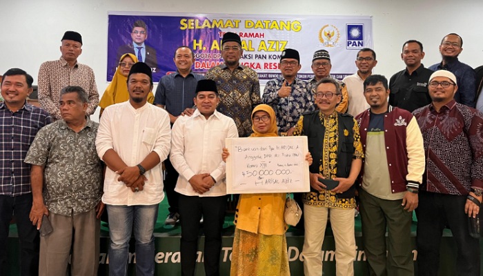 Kunjungan H. Arisal Aziz ke Kantor PWM Sumbar di Sawahan, Kota Padang, Senin (4/8/2025).