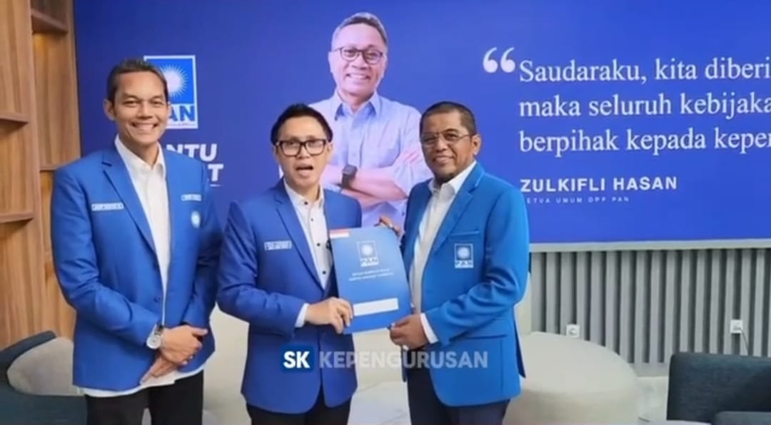 H. Arisal Aziz resmi pimpin DPW PAN Sumbar 2025-2030. Dapat dukungan PWM dan kader, targetkan PAN raih posisi empat besar nasional.
