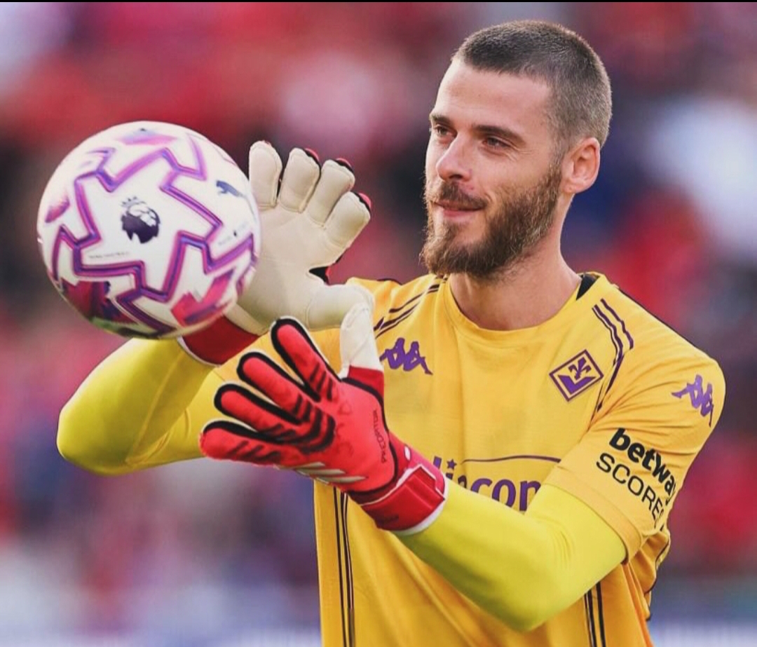 Penjaga gawang Fiorentina, David De Gea, akan kembali ke Old Trafford untuk pertama kalinya sebagai lawan sejak meninggalkan Manchester United pada 2023.(Foto: IG DAVID DE GEA)