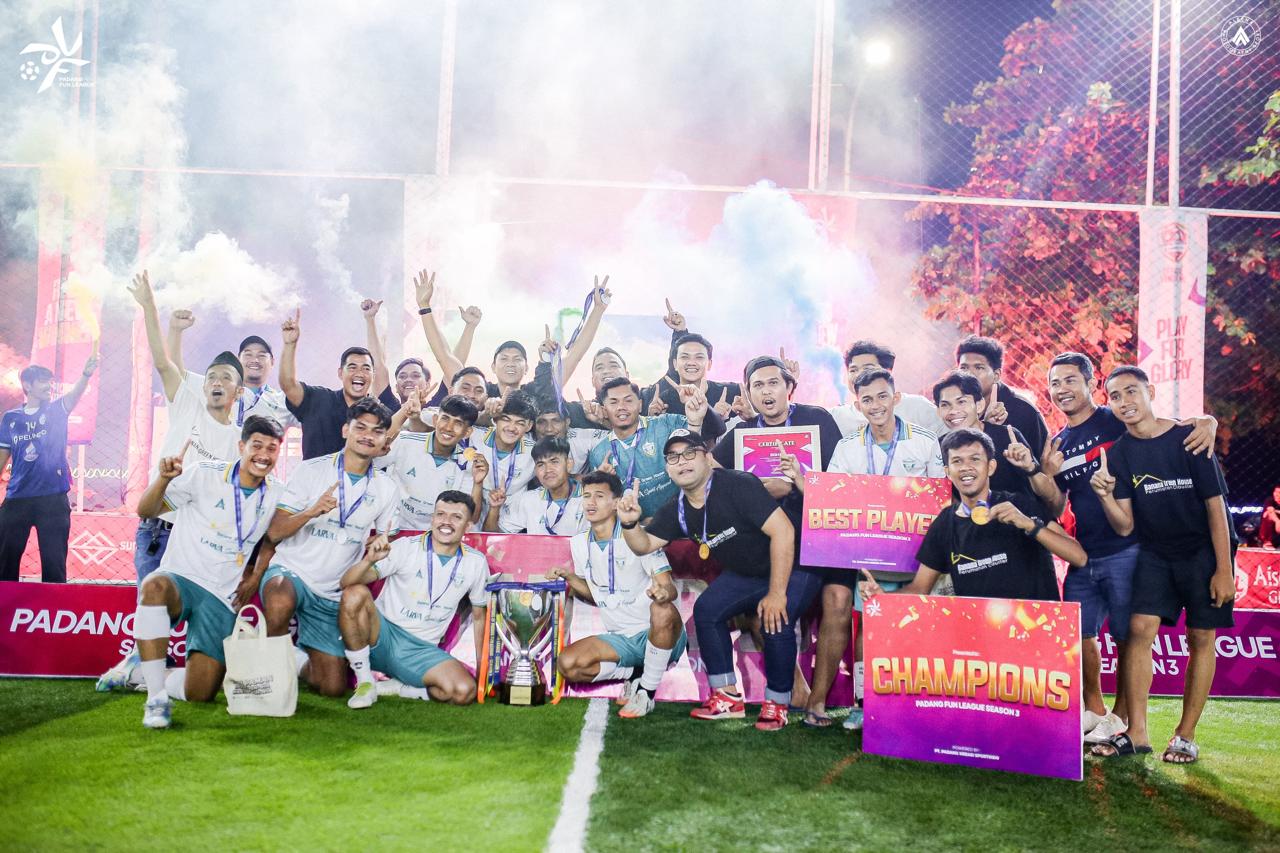 BGH FC berhasil menjuarai Padang Fun League Season 3.