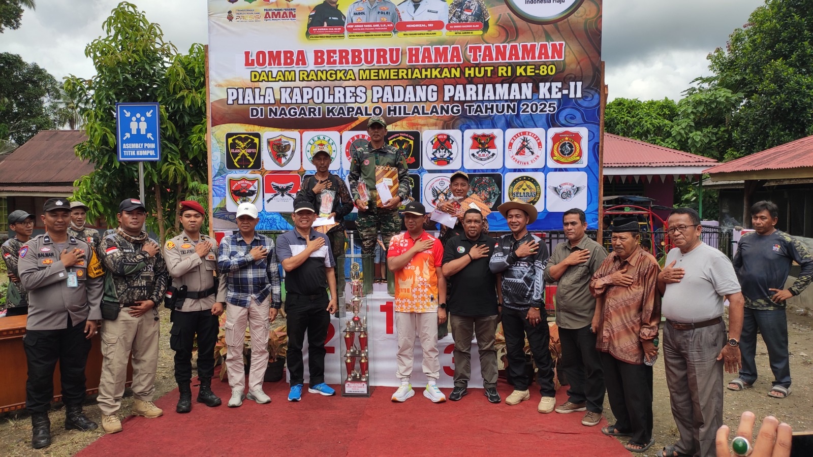 21 klub menembak mengikuti Piala Bergilir Kapolres Padangpariaman II. PARMA Sniper pun keluar sebagai juaranya.