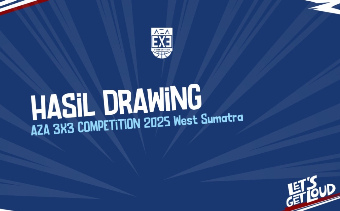 Seluruh tim peserta telah mengikuti technical meeting AZA 3X3 Competition 2025 West Sumatra, pada Jumat, 8 Agustus 2025 di GOR Prayoga Padang. (Grafis: DBL Indonesia)