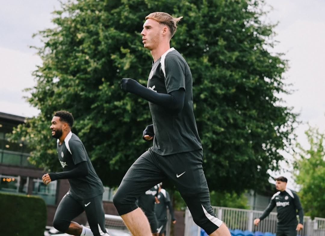 Para pemain Chelsea latihan jelang laga melawan West Ham United di London Stadium pada Sabtu (23/8) pukul 02.00 WIB. (Foto: Instagram Chelsea FC)