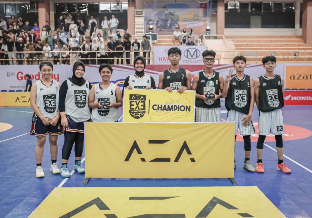 Juara AZA 3X3 Competition 2025 West Sumatra 2025. (Foto: DBL Indonesia)