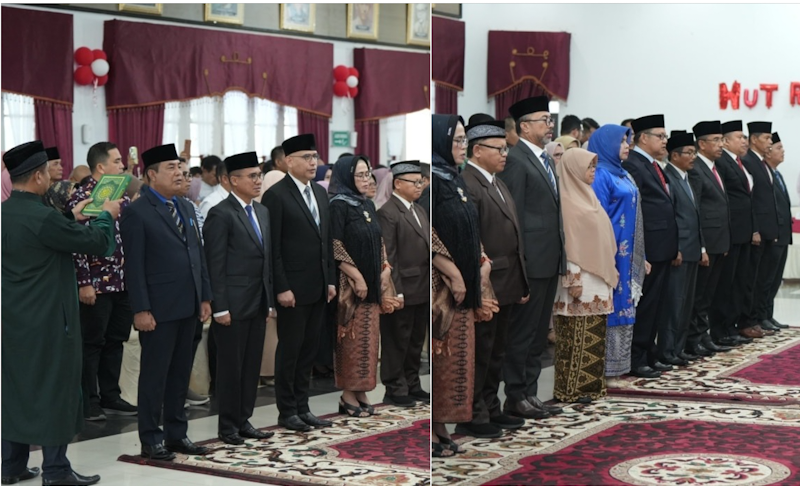 Gubernur Sumbar Mahyeldi lantik 14 pejabat tinggi pratama Pemprov Sumbar, Sabtu (23/8/2025).
