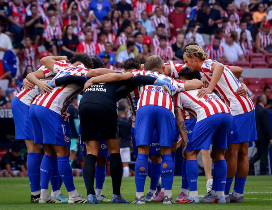 Atletico Madrid ditahan imbang 1-1 oleh tim promosi Elche di Wanda Metropolitano. (Foto: Atletico de Madrid)