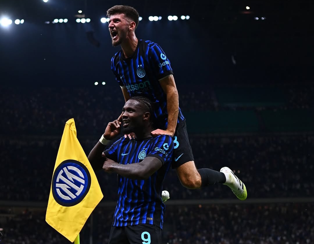 Marcus Thuram mencetak dua gol saat Inter Milan mengalahkan Torino 5-0 di Serie A 2025/2026 di San Siro.(Foto: IG Inter)