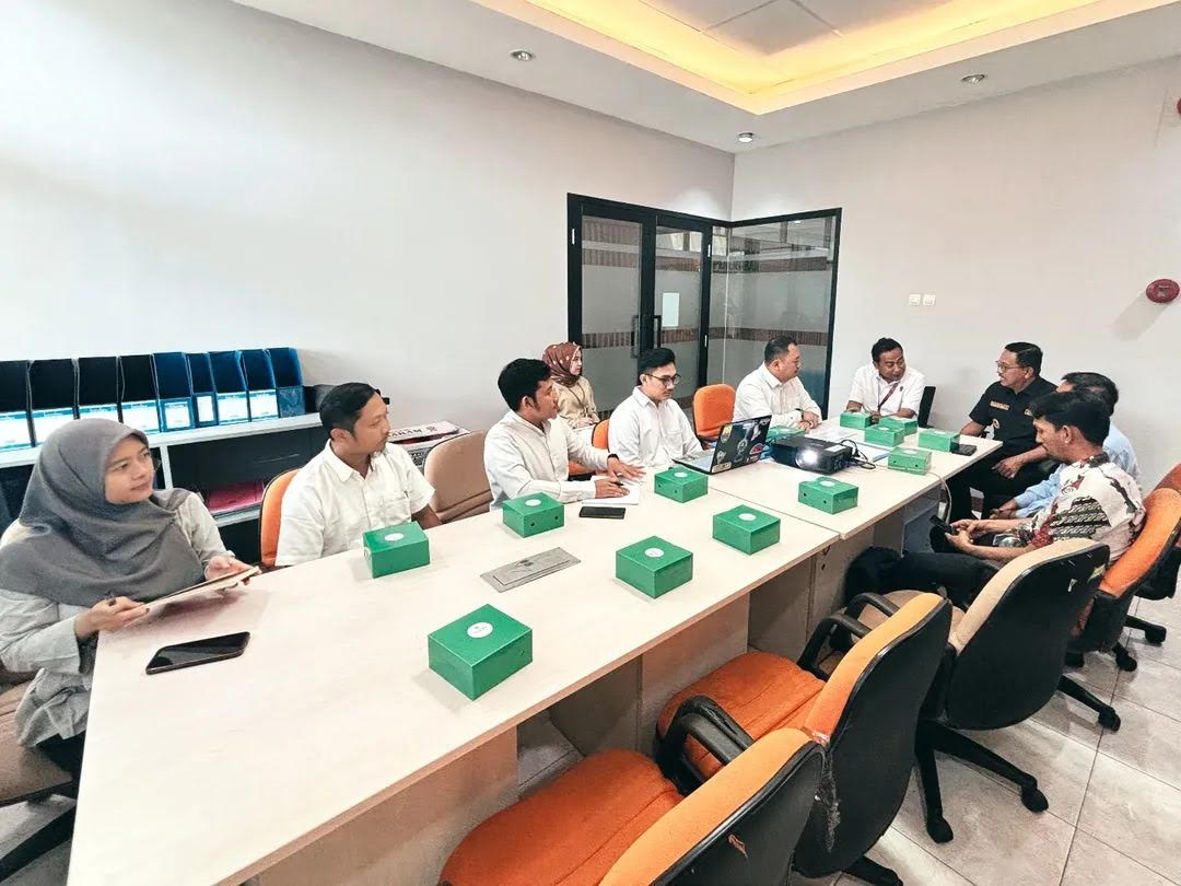 Bupati Solsel Khairunas saat kunjungan kerja ke Kementerian ATR/BPN di Jakarta, Rabu (27/8).