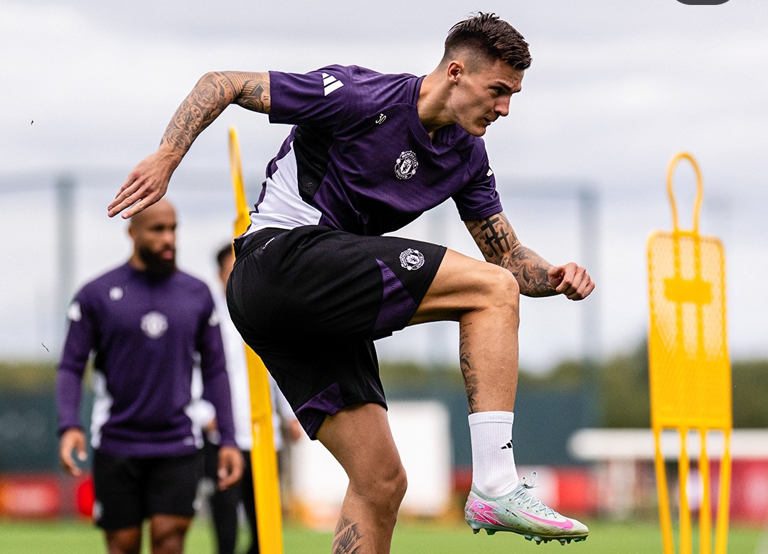 Benjamin Sesko diprediksi starter penuh untuk pertama kalinya sejak bergabung dari RB Leipzig.(Foto: IG Manchester United)
