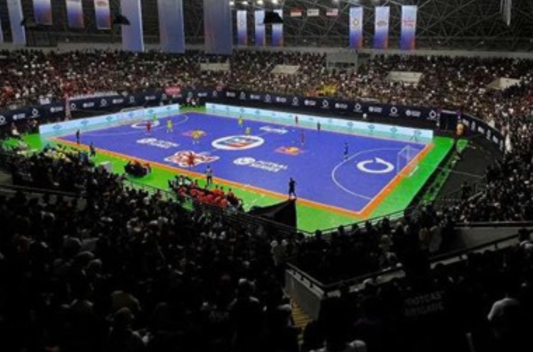 Tim Futsal SMK Bukit Asam juara Wondr Futsal Series Palembang 2025 di GOR Dempo, Palembang. (Foto: Corcom PTBA)