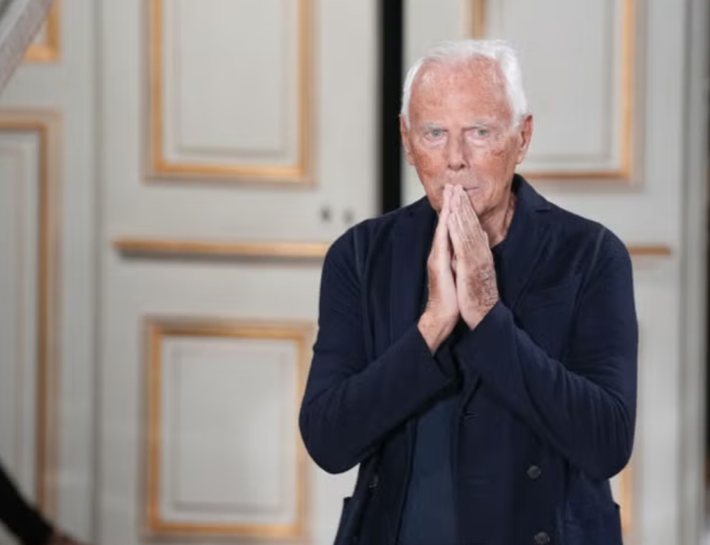 Giorgio Armani, desainer legendaris Italia, meninggal pada usia 91 tahun. (Foto: Dok. Esquire)