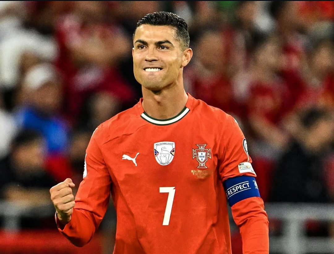 Ronaldo cetak gol ke-943 dalam kariernya saat Portugal menang 3-2 atas Hungaria di Grup F Kualifikasi Piala Dunia 2026. (Foto: Instagram @portugal)