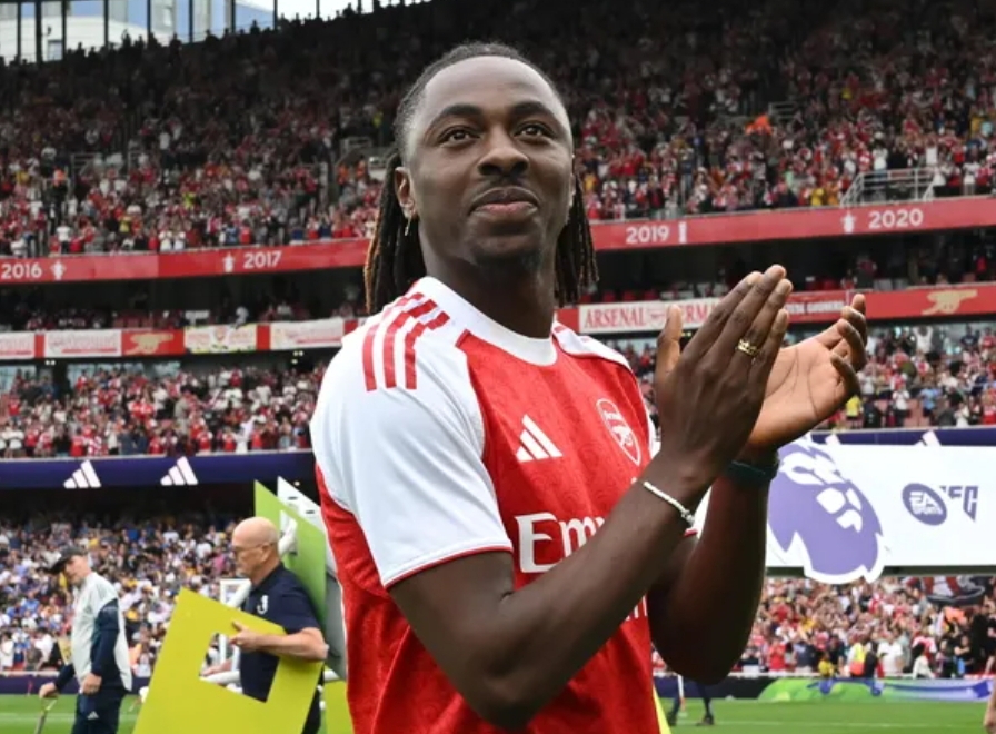 Eberechi Eze berpeluang jalani debut penuh bersama Arsenal saat melawan Nottingham Forest di Emirates Stadium, Sabtu (13/9/2025).(Foto: premierleague.com)