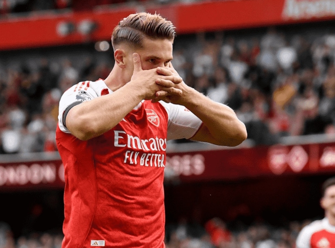 Viktor Gyokeres berpeluang jadi pemain ketiga Arsenal mencetak gol di dua debut kandang Premier League awal. (Foto: arsenal.com)
