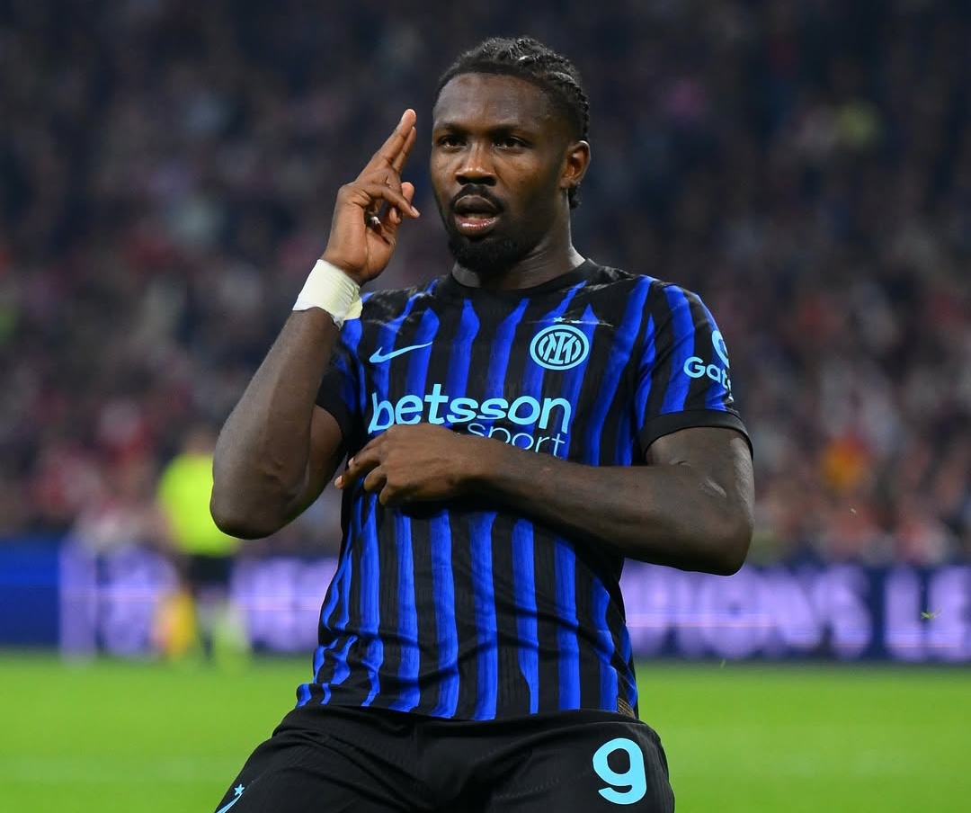 Marcus Thuram mencetak dua gol yang memastikan kemenangan Inter Milan 2-0 atas Ajax di Liga Champions. (Foto: Instagram @inter)